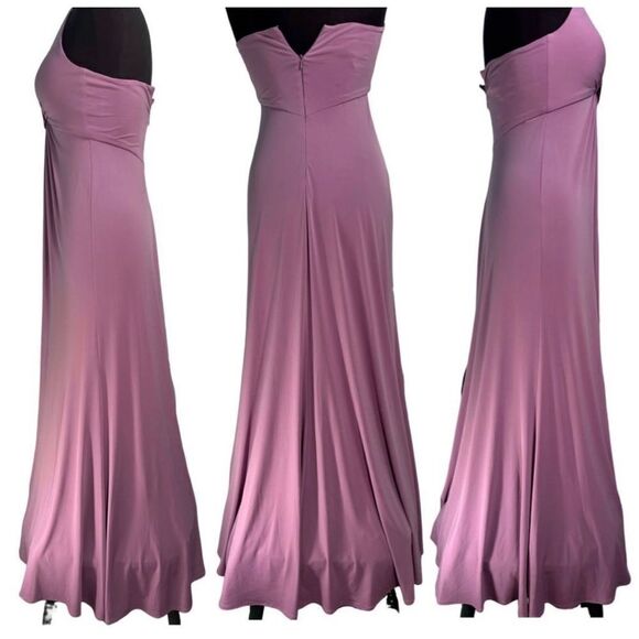 NWT David’s Bridal formal dress, bridesmaid, prom, wisteria/purple halt… - Picture 6 of 12